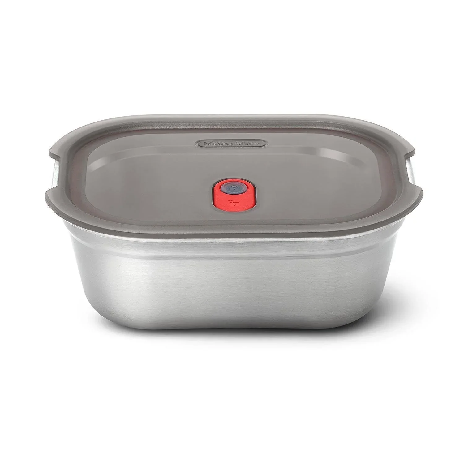 Black+Blum Microwave-Safe Steel Food Box Grey/Red - Small - Image 7