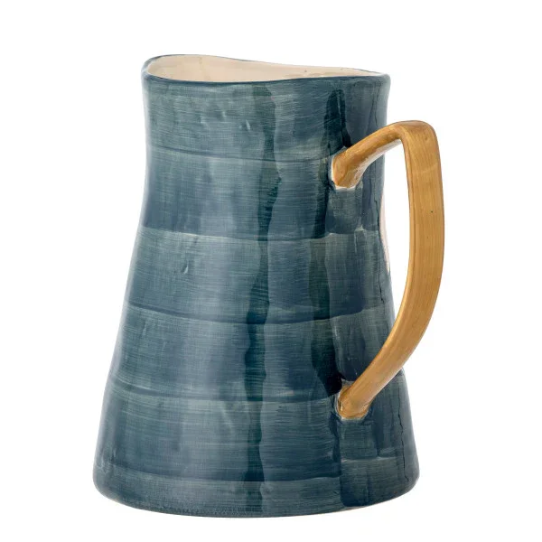 Bloomingville - Feriha Jug, Blue, Stoneware (24cm) - Image 3