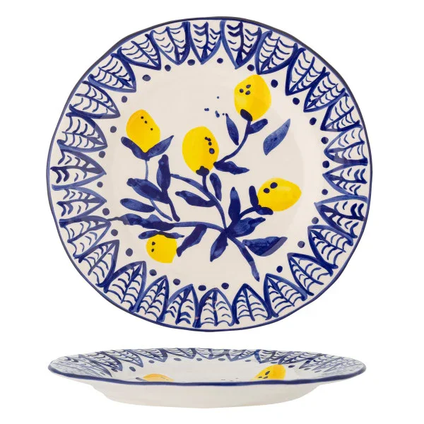Bloomingville - Maxima Plate, Blue, Stoneware (27cm)