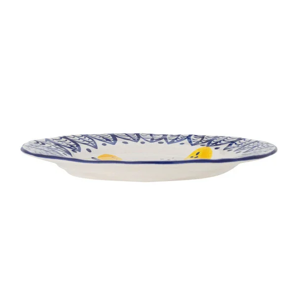 Bloomingville - Maxima Plate, Blue, Stoneware (27cm) - Image 2