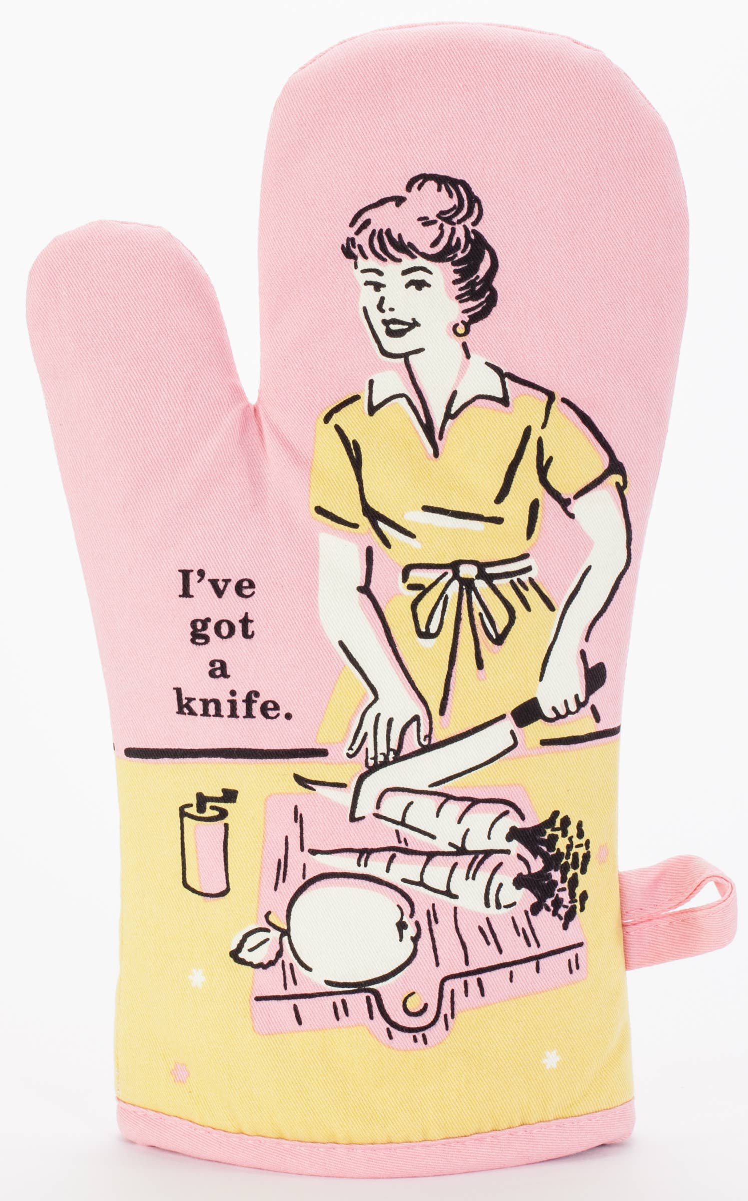 Incognito - Blue Q I've Got A Knife Oven Mitt
