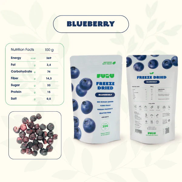 FURU Natural Blueberry Crisps (25g) - Image 3