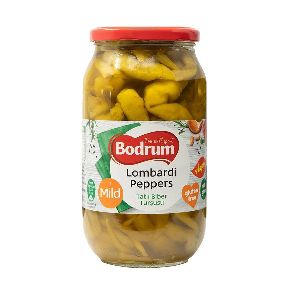 Bodrum Mild Lombardi Peppers (840g)