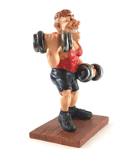 Bodybuilding Athlete Figurine (18cm) - Image 2