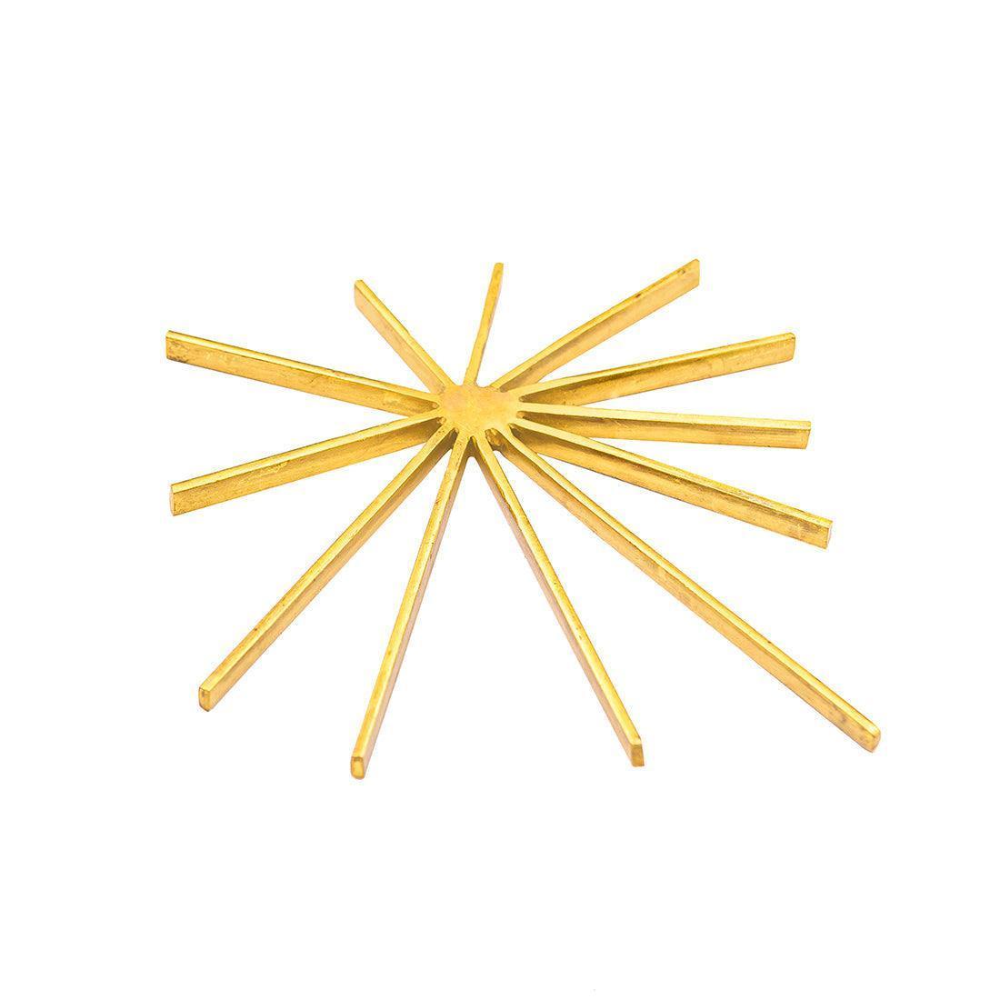 Bombay Duck Brass Starburst Coaster - Image 3