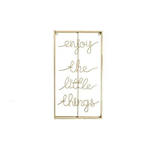 Bombay Duck - Enjoy The Little Things Metal Word Art (32√ó17cm)