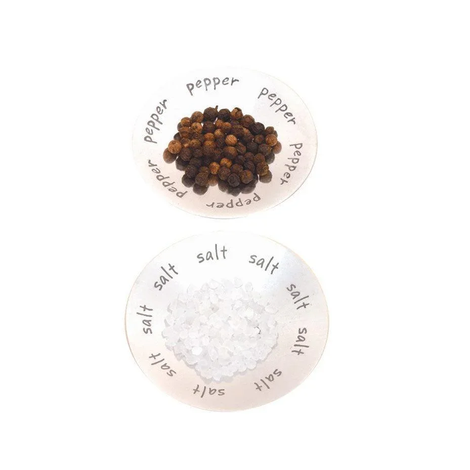 Bombay Duck Fiesta Salt & Pepper Word Bowls Set of 2