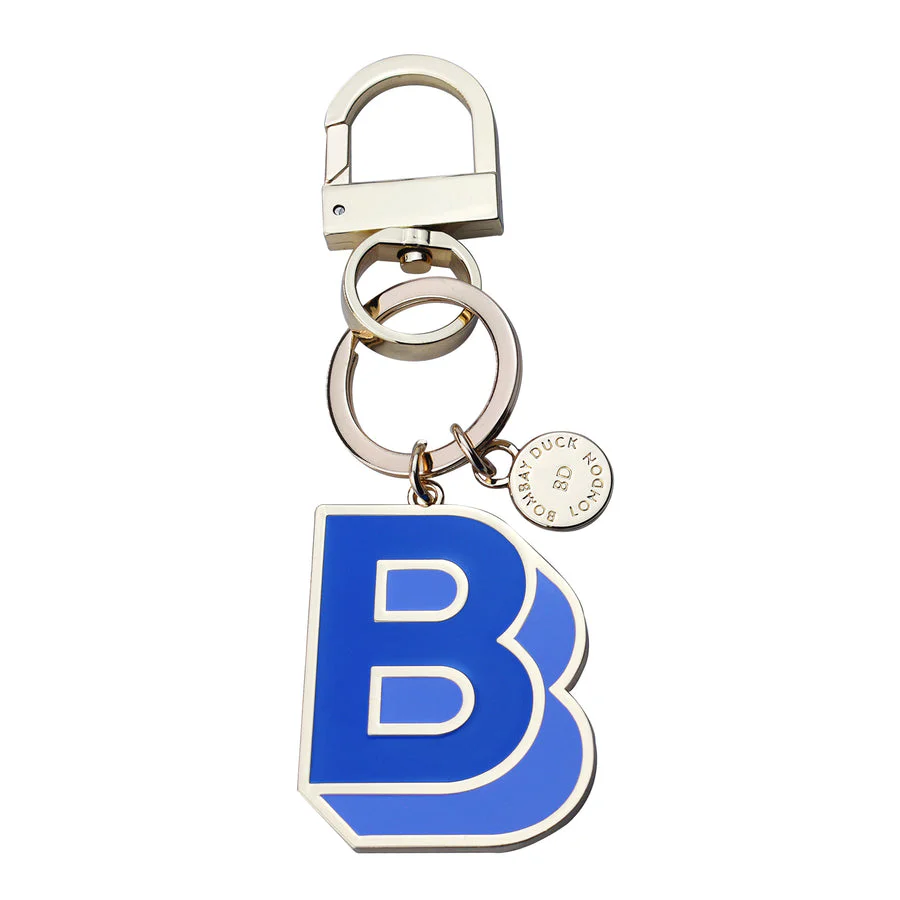 Bombay Duck Letterpop Enamel Keyring - B