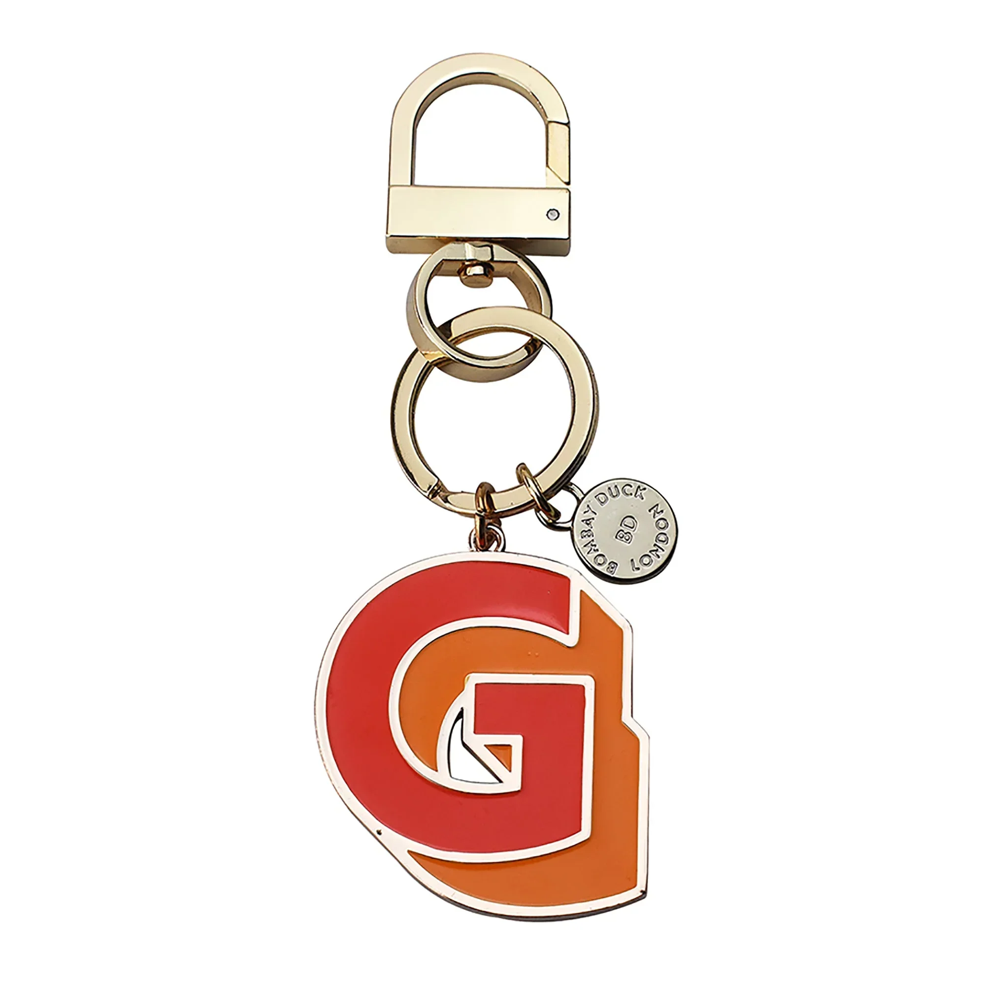 Bombay Duck Letterpop Enamel Keyring - G
