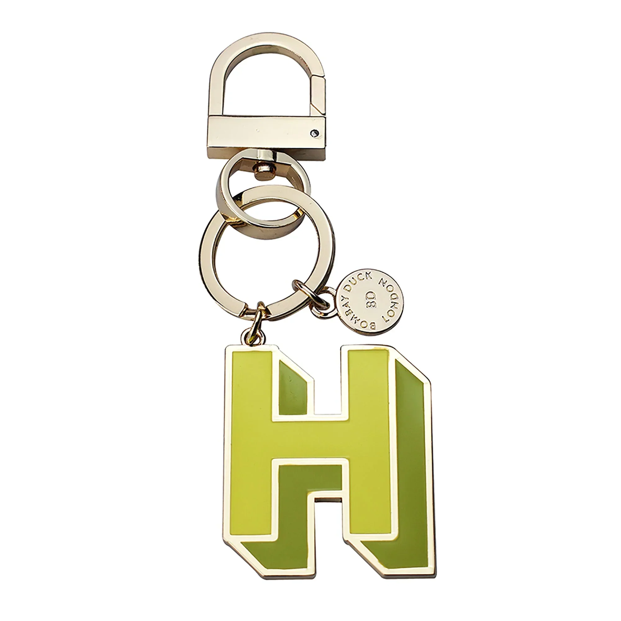 Bombay Duck Letterpop Enamel Keyring - H