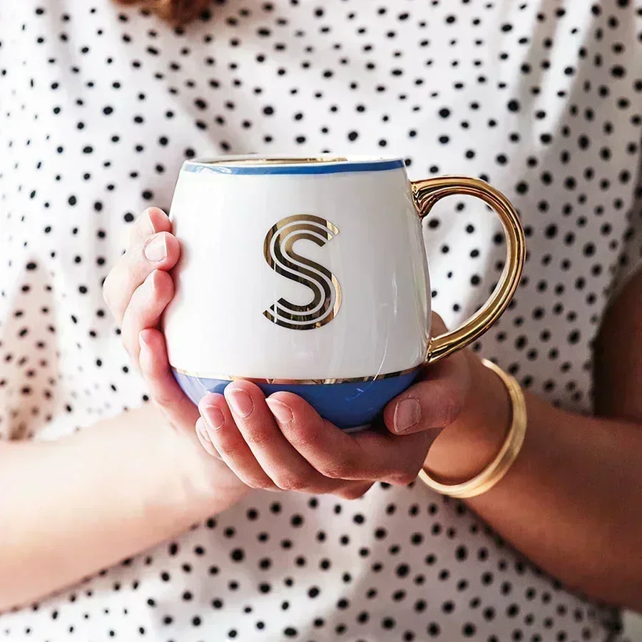 Bombay Duck Library Mug with Letter T - Mint - Image 6