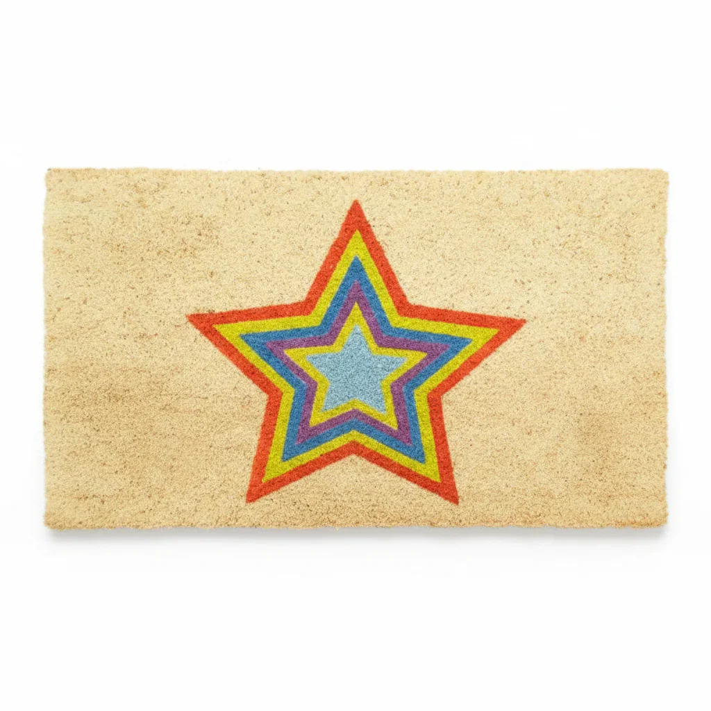 Bombay Duck Rainbow Star Stripe Door Mat (45x75cm) - Image 2