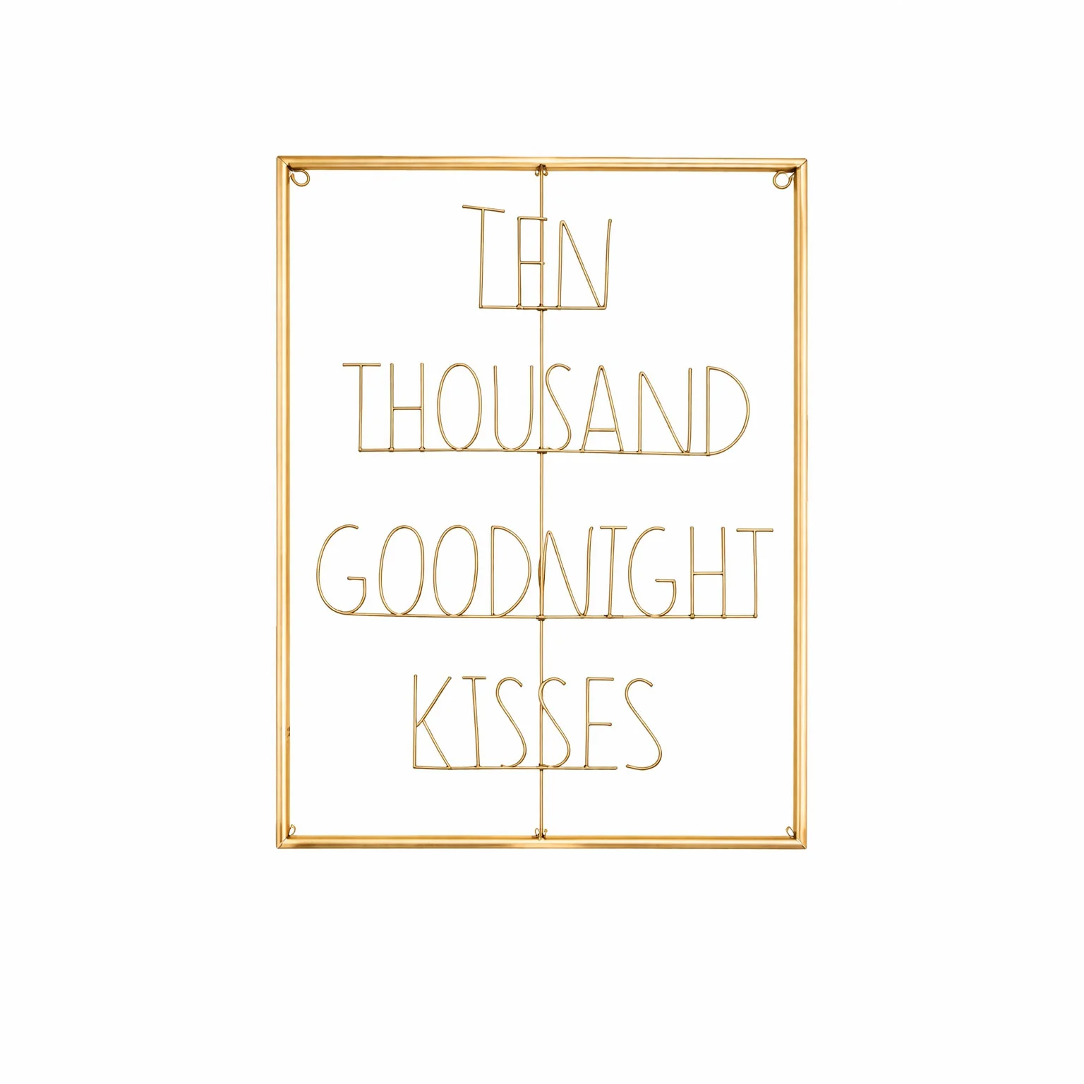 Bombay Duck - Ten Thousand Good Night Kisses Word Art (18√ó40cm)