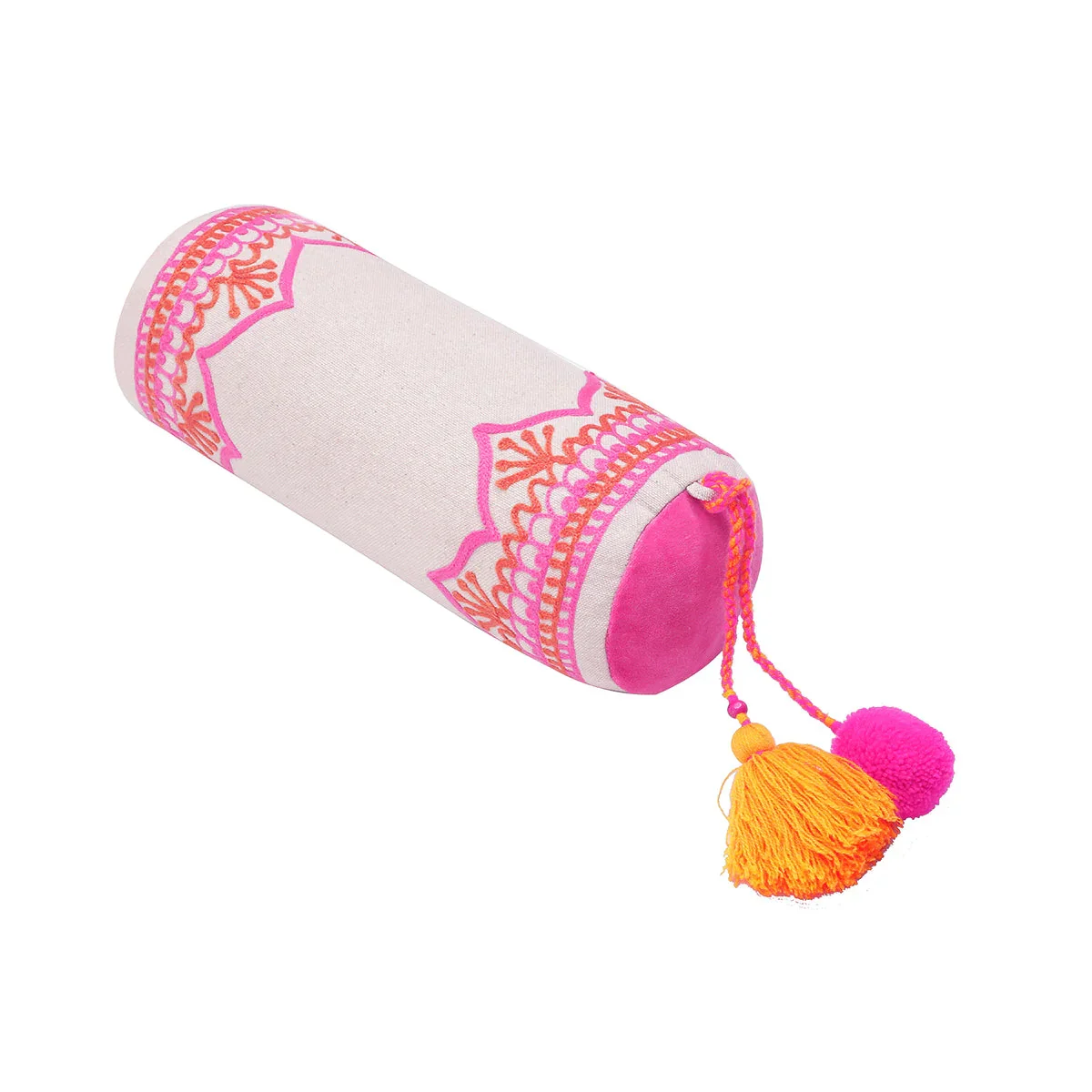 Chattra Rangoli Neck Cushion