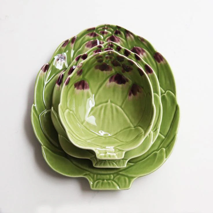 Bordallo Pinheiro Artichoke Small Bowl - Green (14.5cm) - Image 2