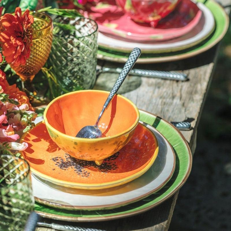 Bordallo Pinheiro Tropical Fruits Dessert Plate - Papaya (21cm) - Image 2
