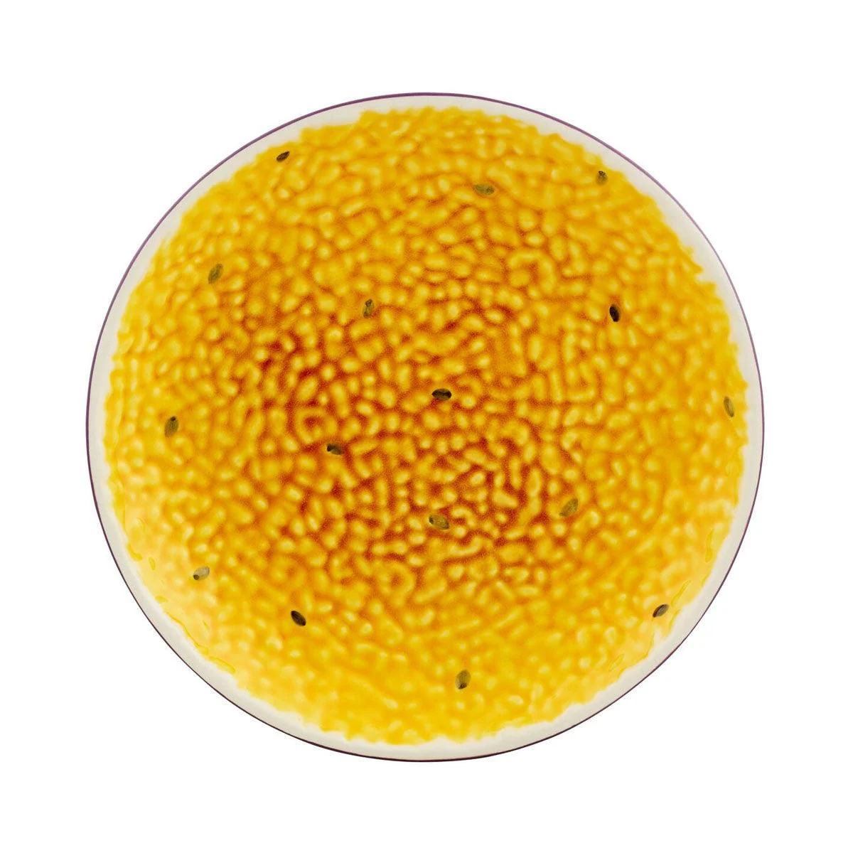 Bordallo Pinheiro Tropical Fruits Dessert Plate - Passion Fruit (21cm)