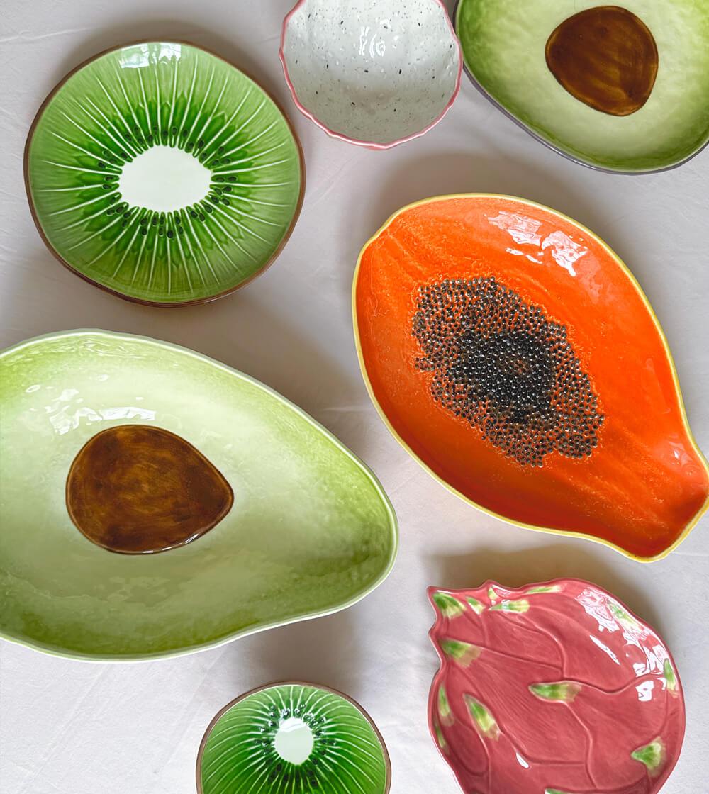Bordallo Pinheiro Tropical Fruits Platter - Papaya (35cm) - Image 4