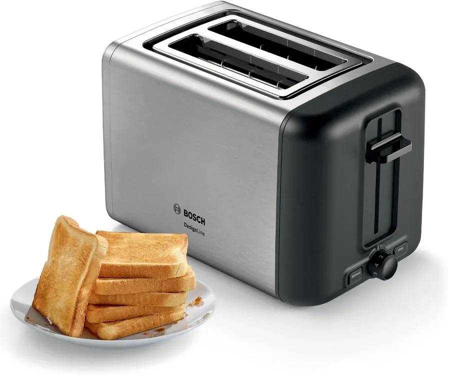 Bosch Compact toaster DesignLine Stainless steel - Image 2