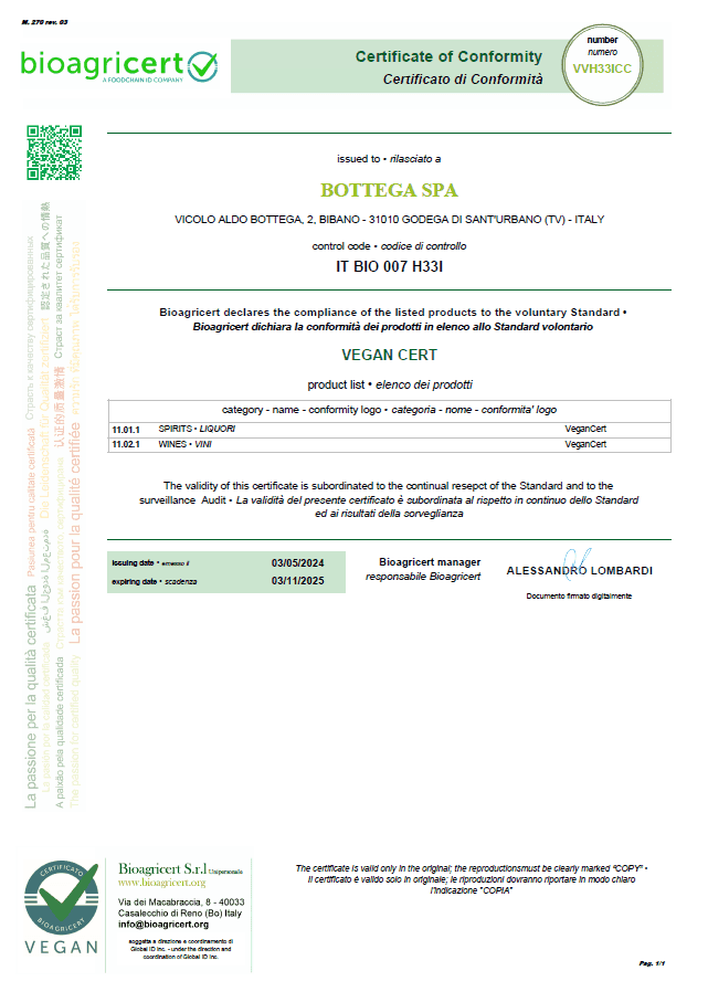 Bottega Cream Liqueur - Pistachio (500ml) - Image 3