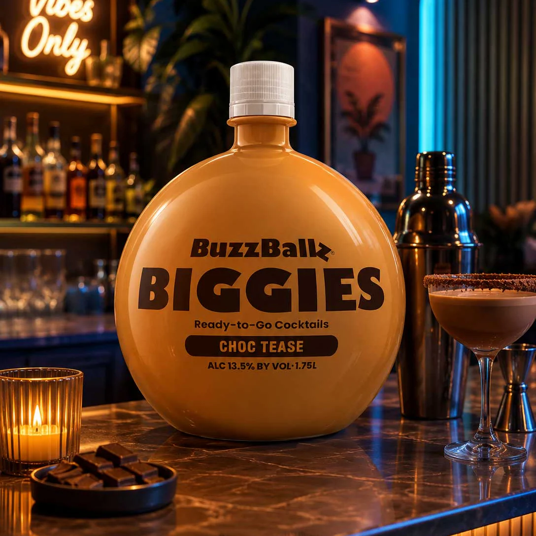 Buzzballz Cocktails Biggies - Choc Tease (1.75L) - Image 2