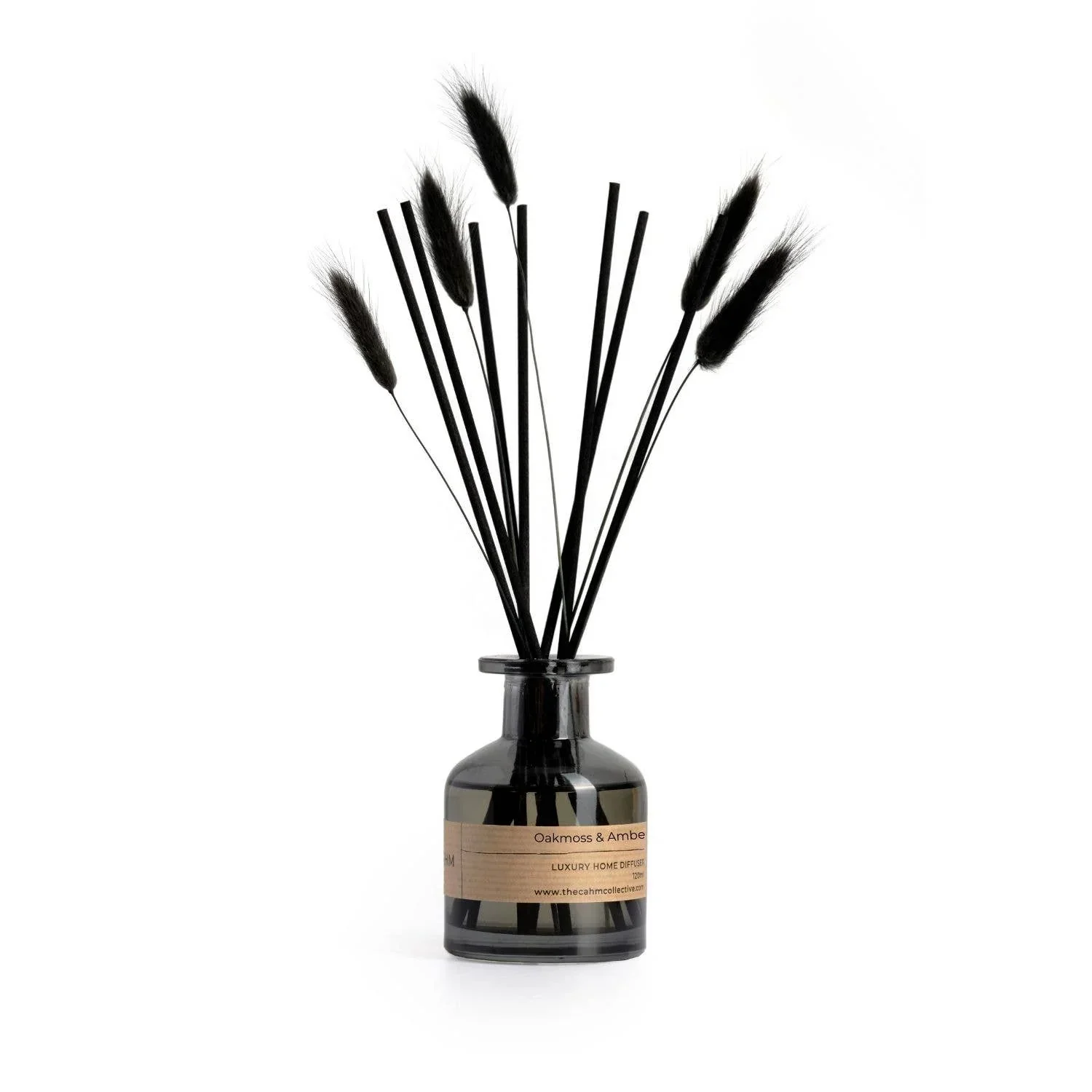 CAHM Oakmoss & Amber Luxury Diffuser - Black - Image 3