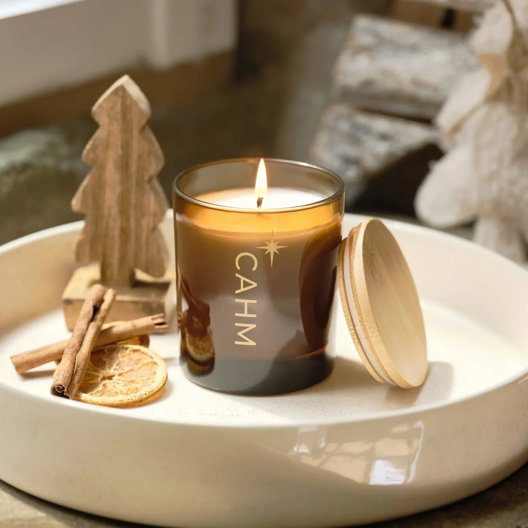 CAHM Spiced Orange Festive Scented Candle - Image 5