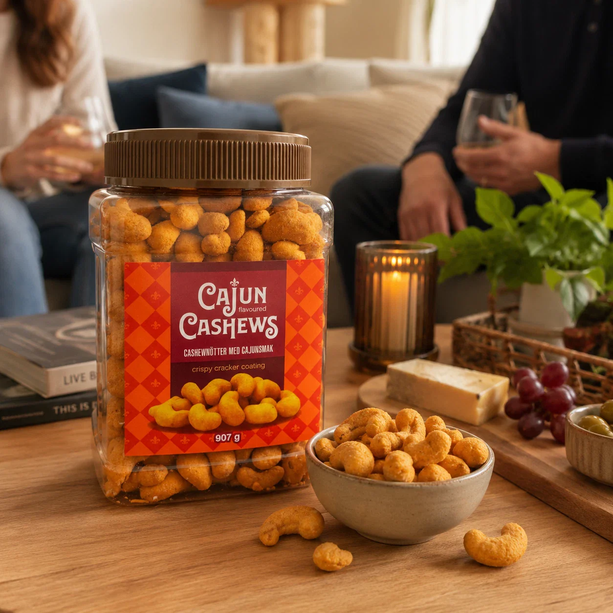 Cajun Cashews, Crispy Cracker Coating (907g) - Image 3