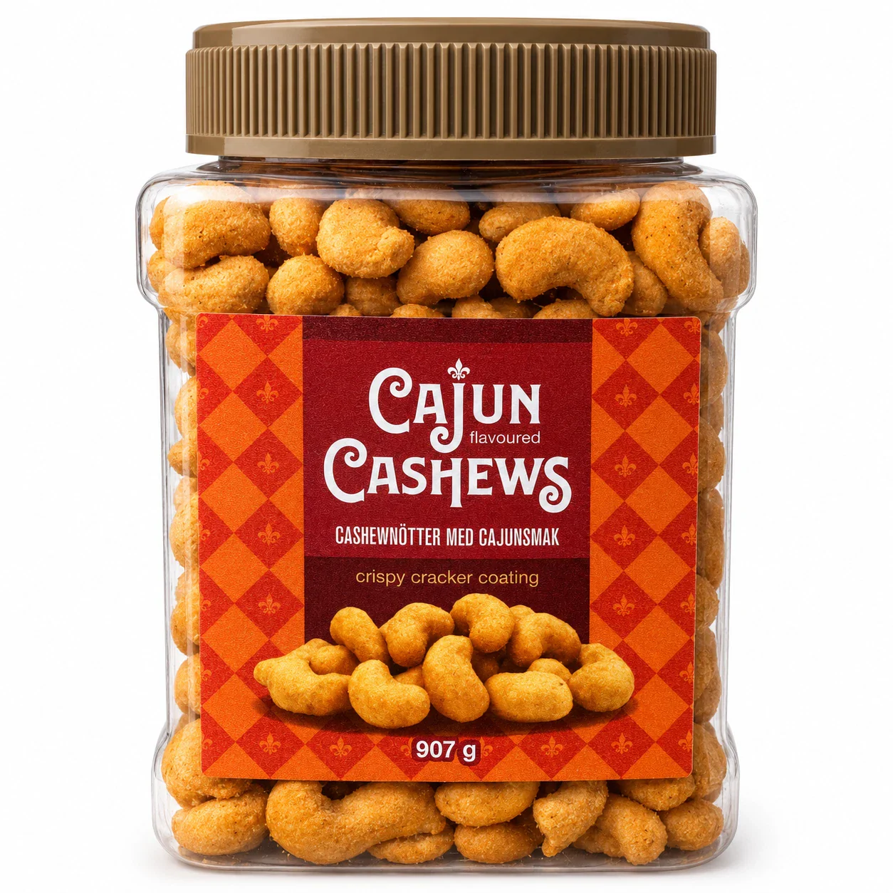 Cajun Cashews, Crispy Cracker Coating (907g) - Image 4