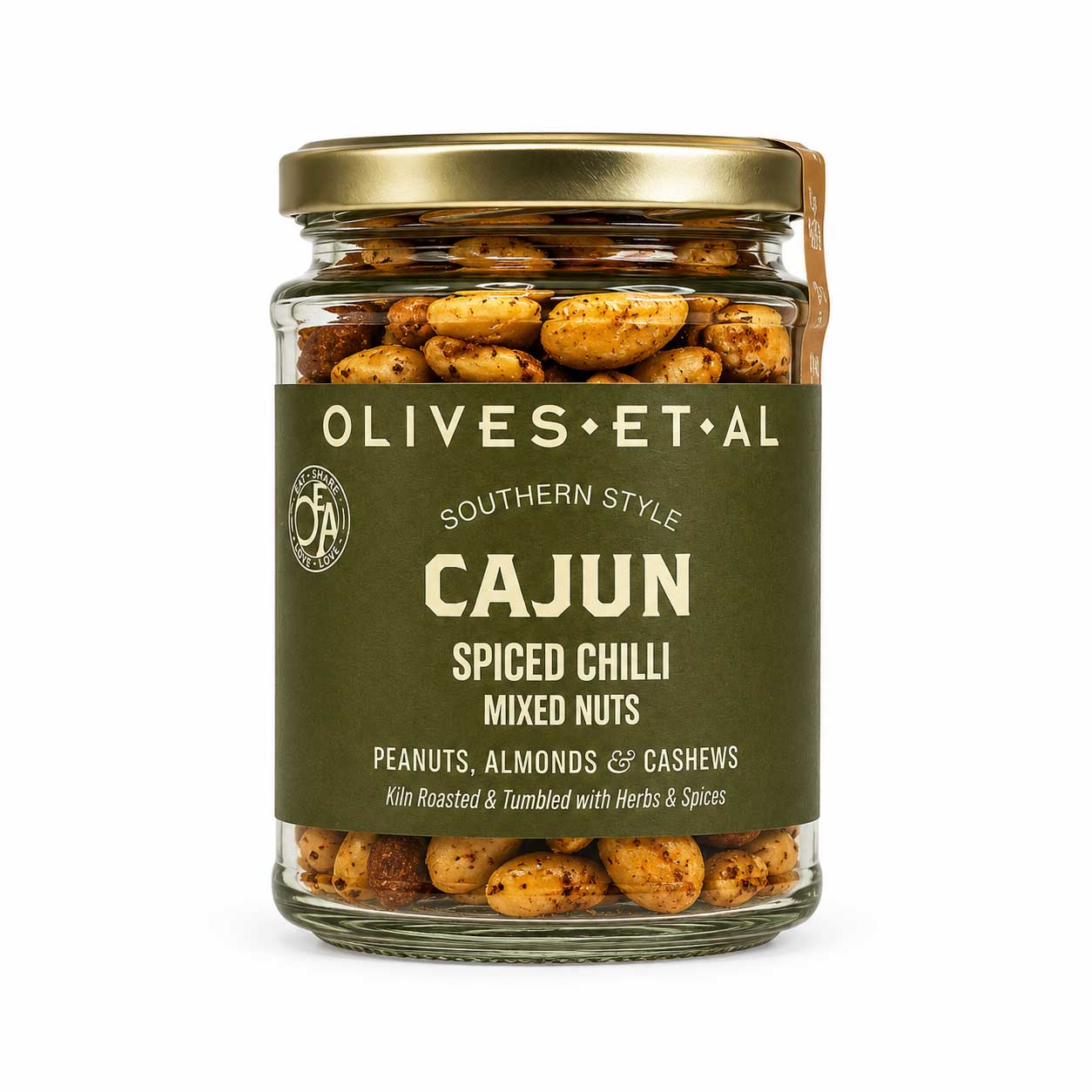 Olives Et AI Cajun Spiced Bayou Chilli Nuts (150g)
