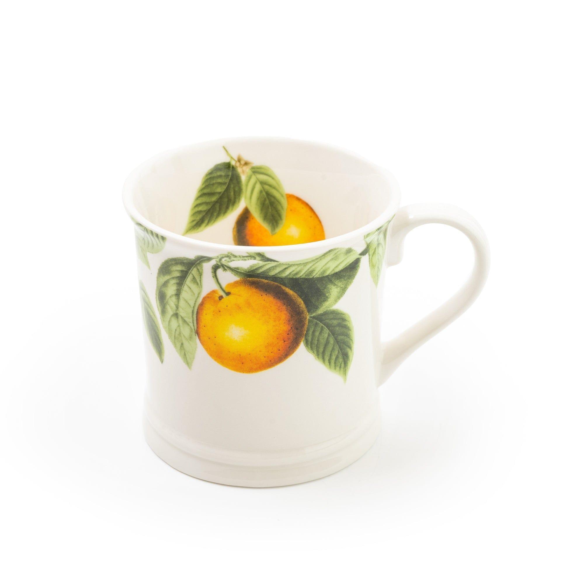 Candlelight Orange Blossom Tankard Mug White - Image 3