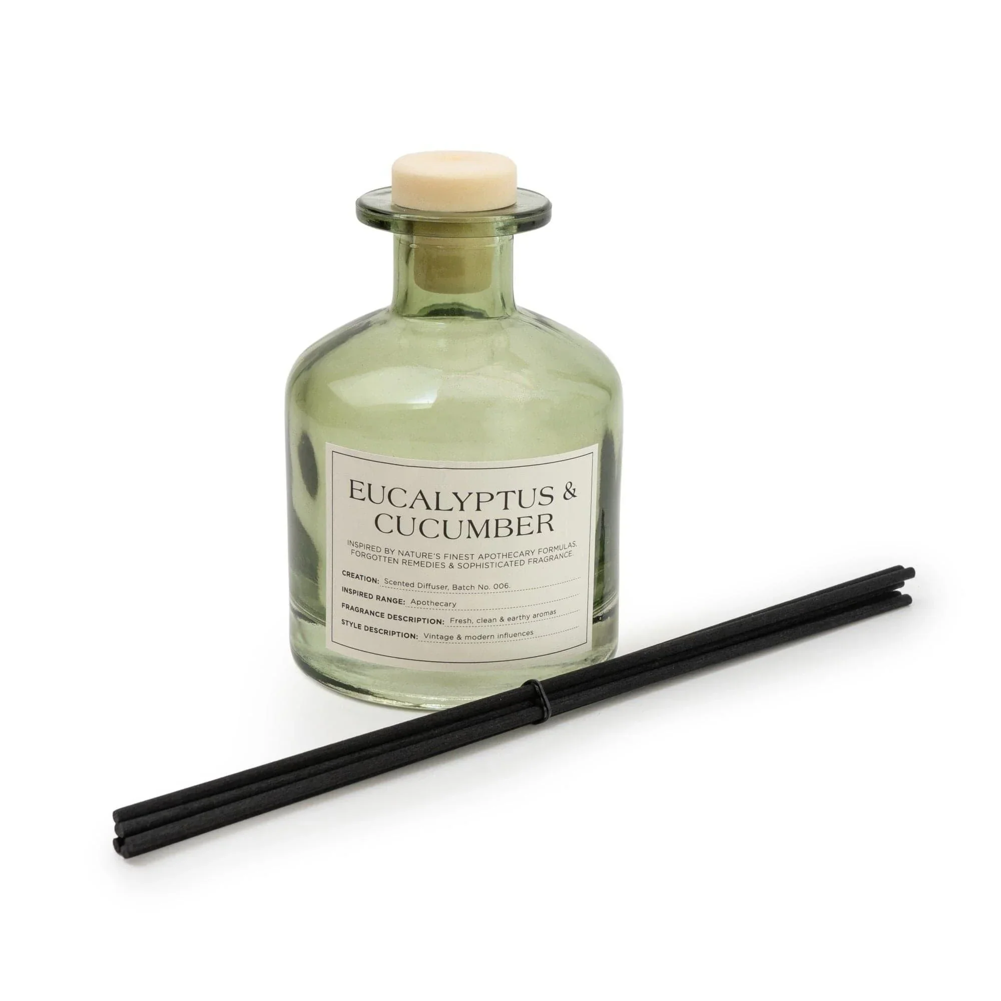 Candlelight Reed Diffuser Eucalyptus & Cucumber (250ml) - Image 3