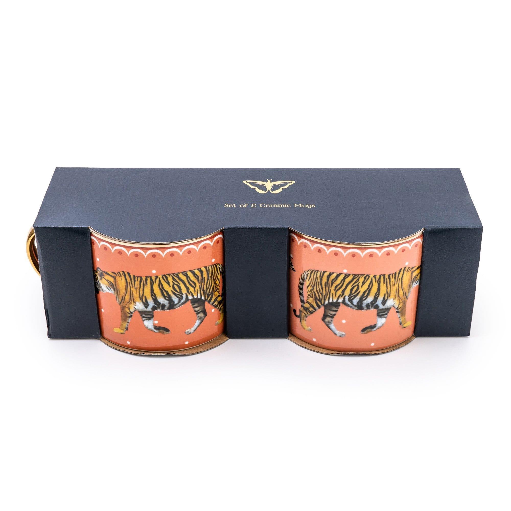 Candlelight Tiger Mug - Set of 2 - Image 2
