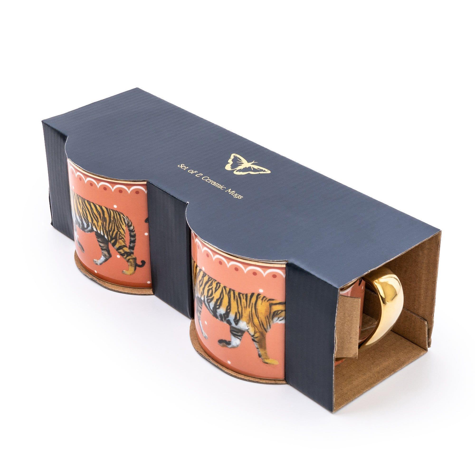Candlelight Tiger Mug - Set of 2 - Image 3