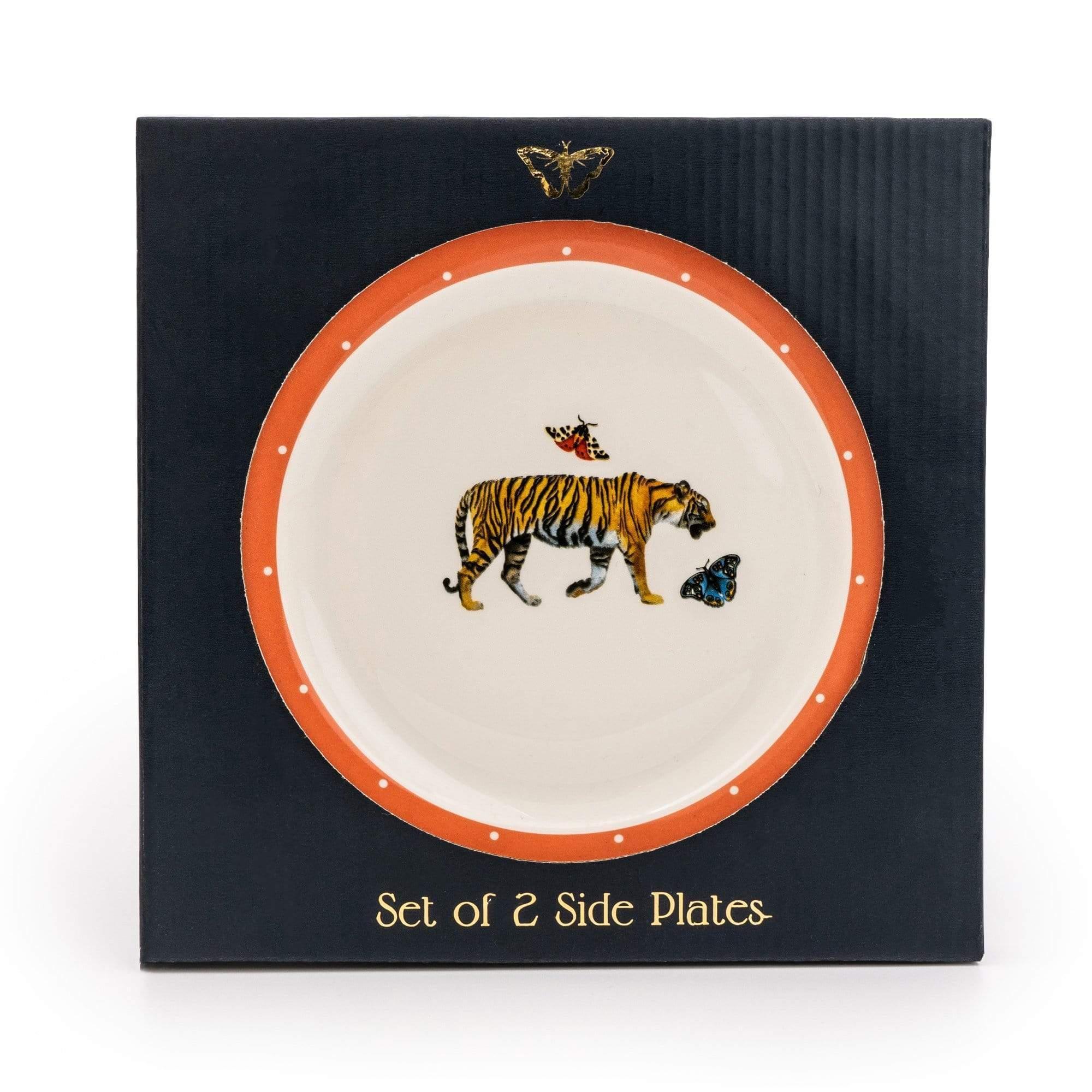 Candlelight Tiger Peach Side Plate - Set of 2 - Image 3