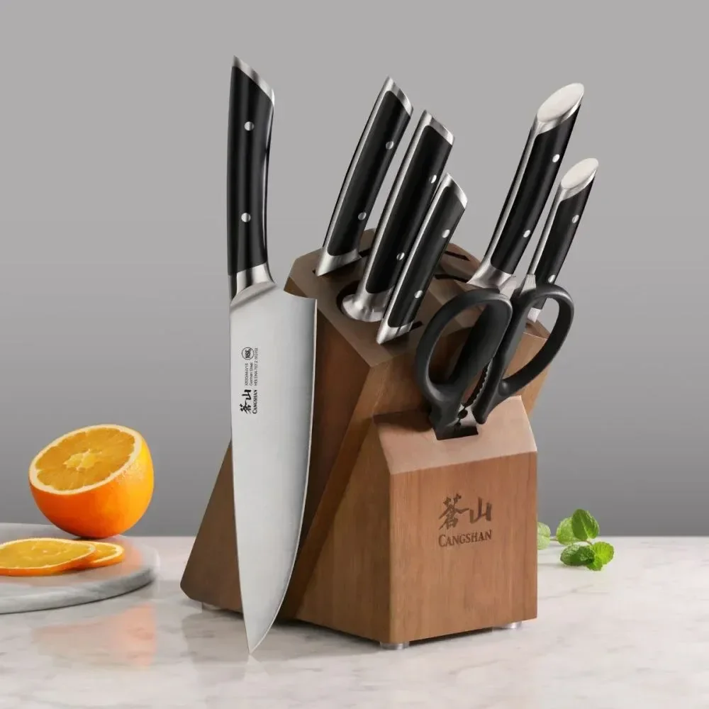 Cangshan Denali Series Black Series 8-Piece Knife Block Set - Image 5
