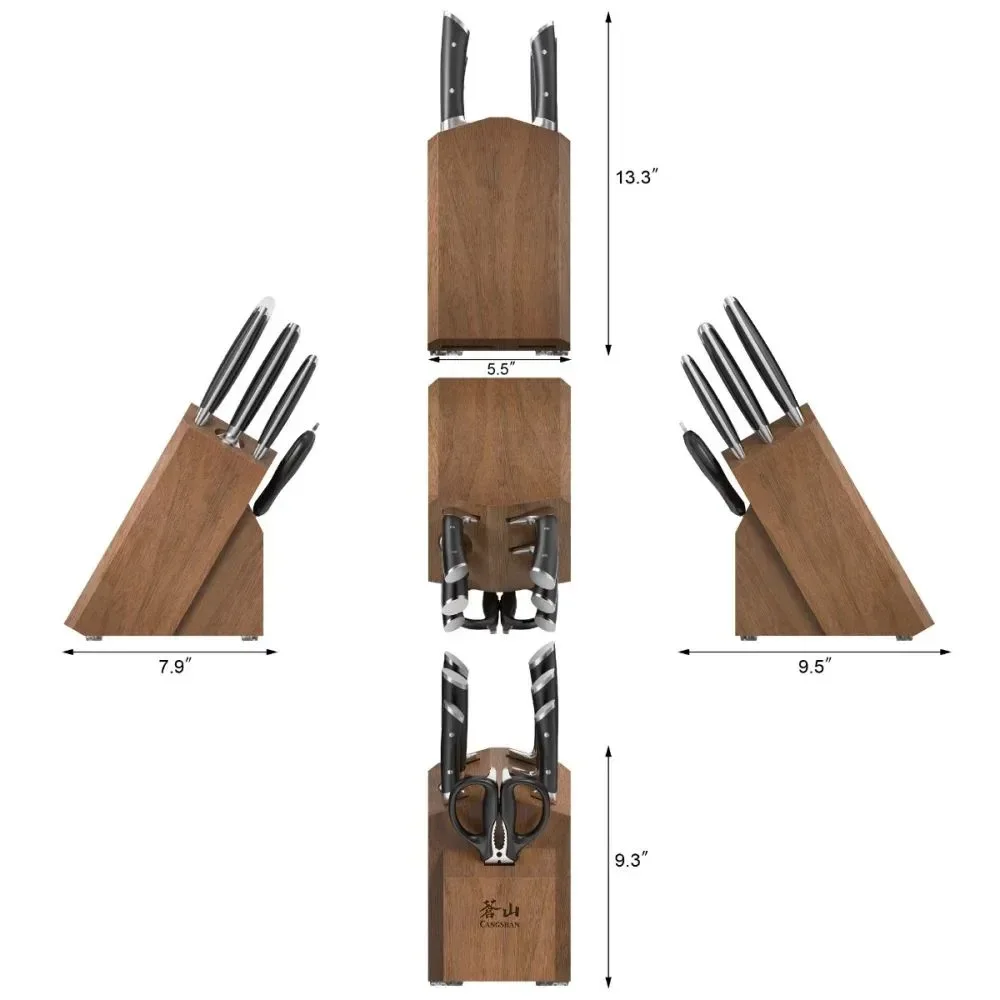 Cangshan Denali Series Black Series 8-Piece Knife Block Set - Image 6