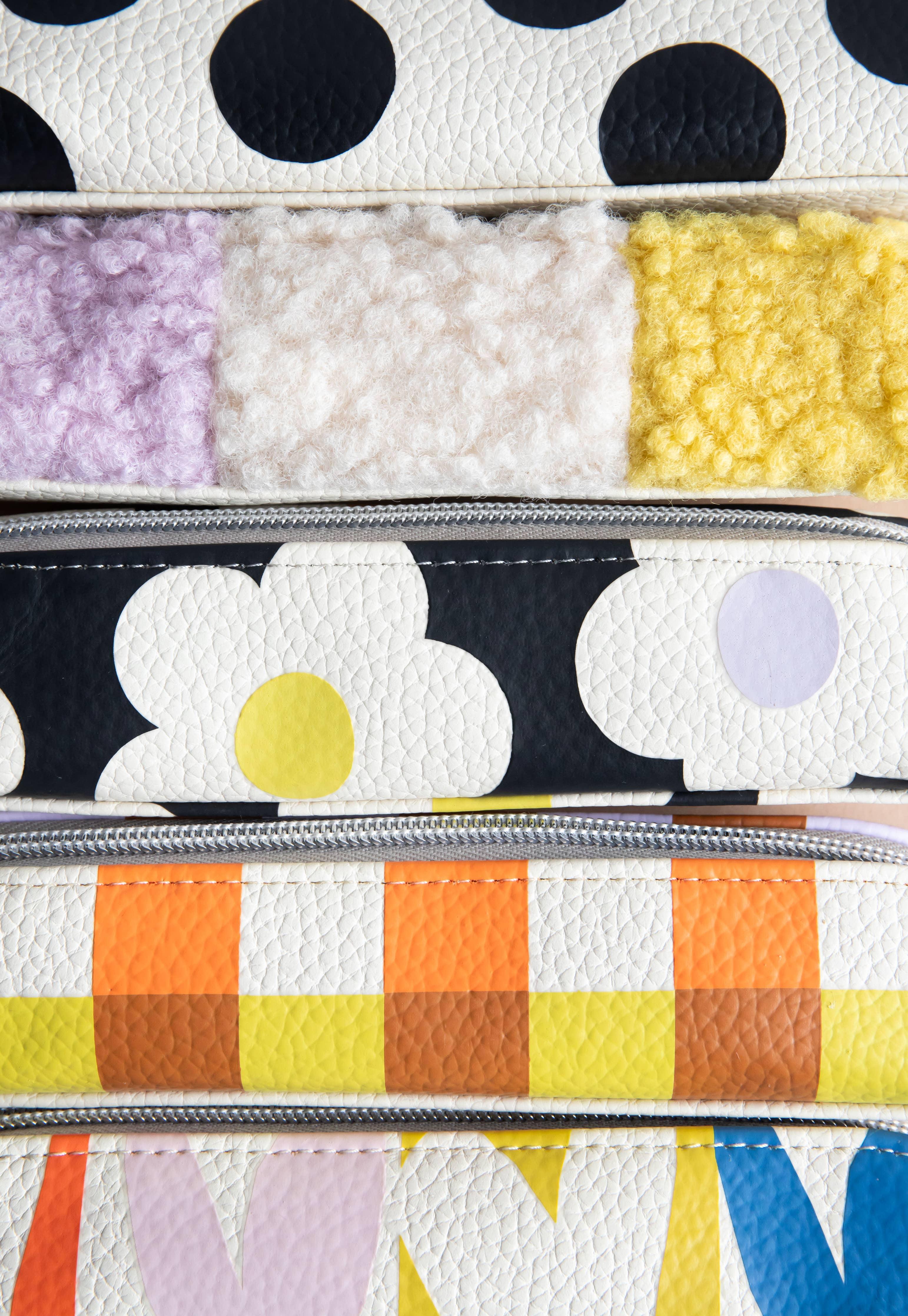 Caroline Gardner Multi Flower Charcoal Pencil Case - Image 7
