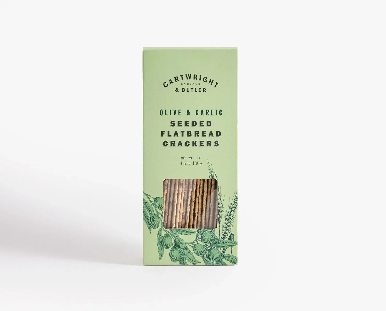 Cartwright & Butler Olive & Garlic Seeded Flatbread (175g) - Image 2