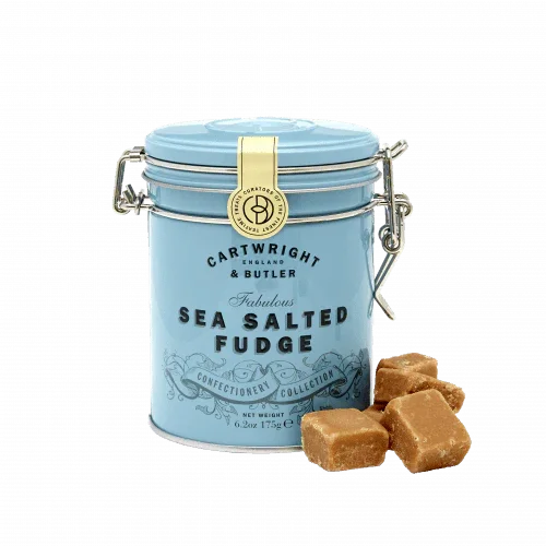 Cartwright & Butler Sea Salted Fudge Tin (175g) - Image 2