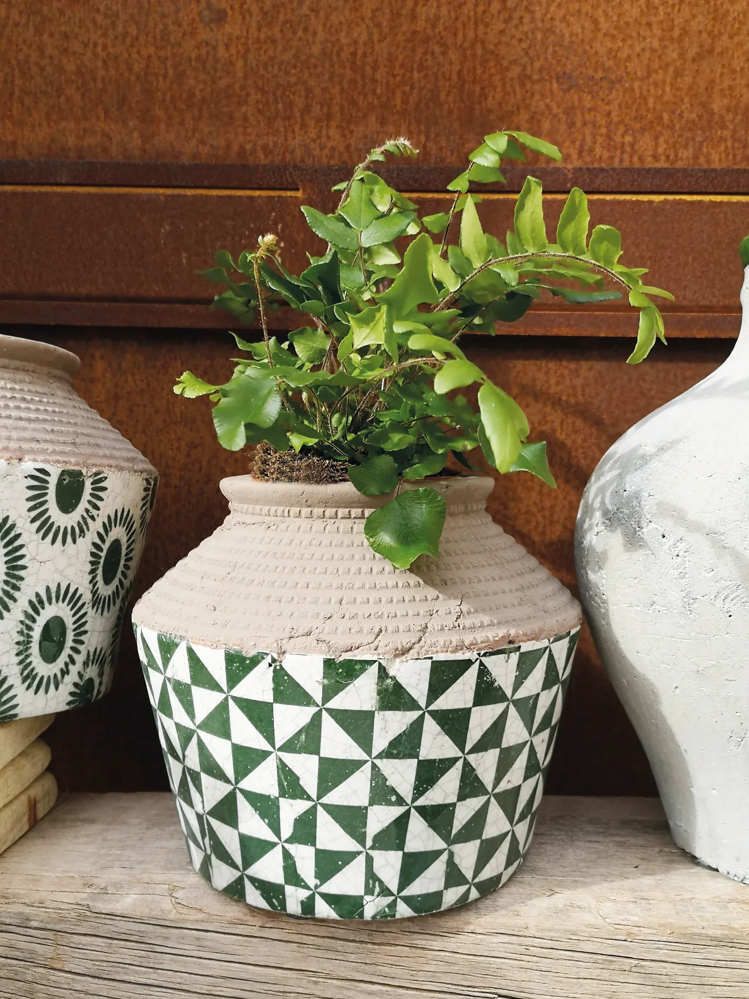 Casa Verde Lorca Planter - Assorted Patterns (18x15cm) - Image 3