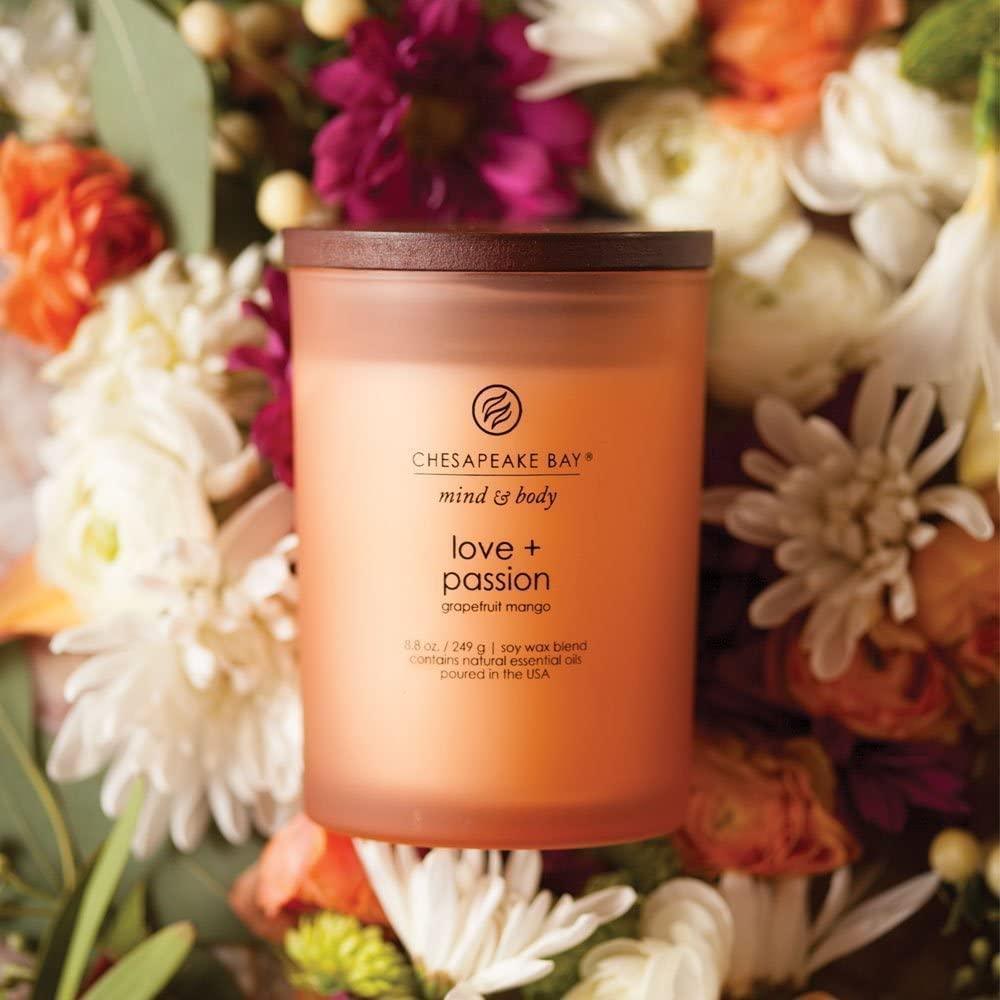 Chesapeake Bay Love & Passion (Grapefruit Mango) Scented Candle - 250g - Image 3