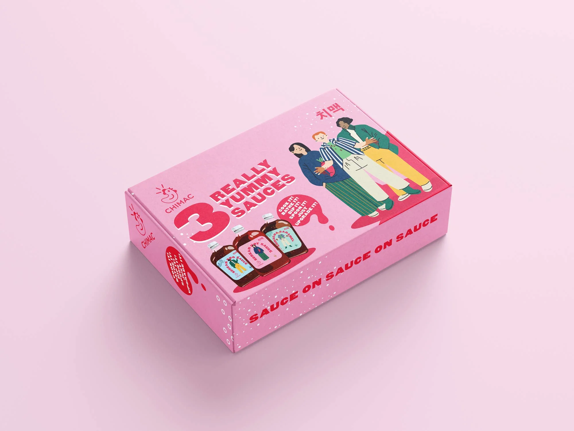 Chimac Korean Sauce Trio Gift Set (3x350ml) - Image 4