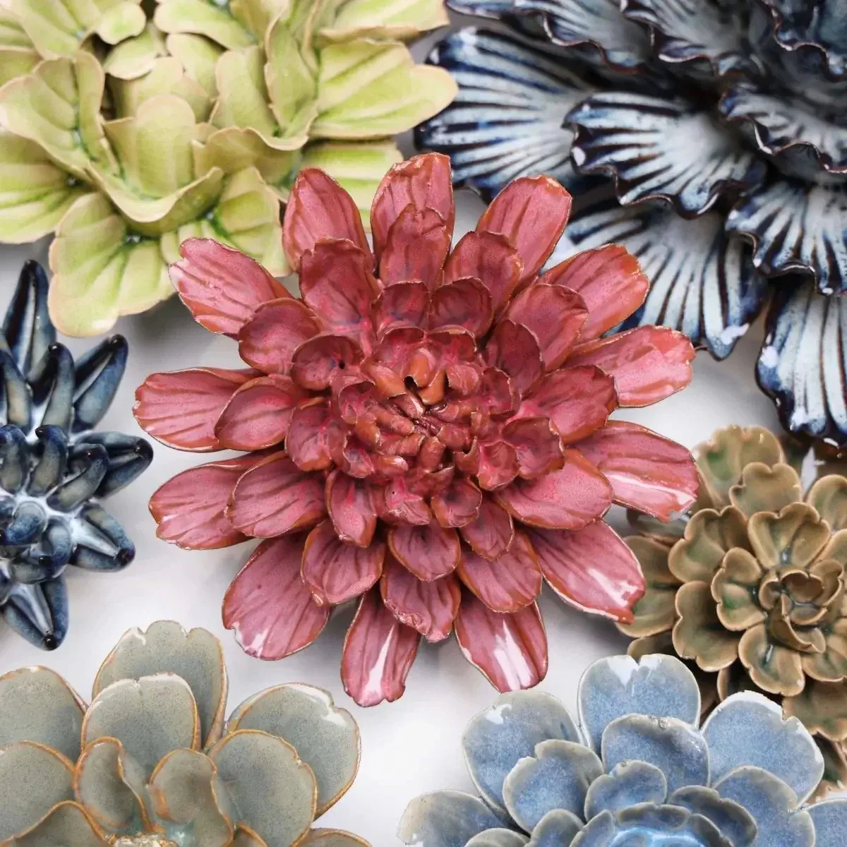 Chive - Japan Blush Pink Star Dahlia Table Decoration Boho Design - Image 4