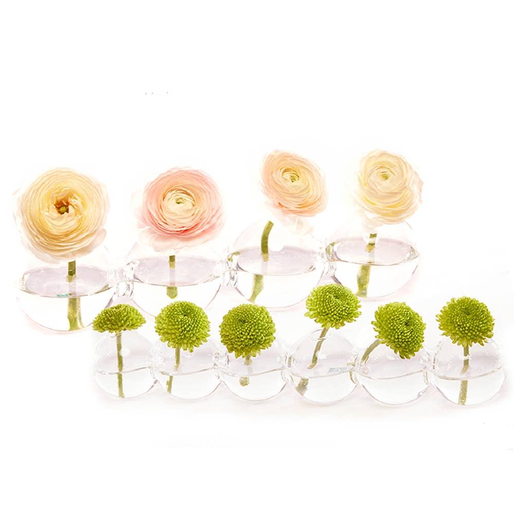 Chive - Caterpillar Hand Blown Modern Glass Flower Vase - Large - Image 2