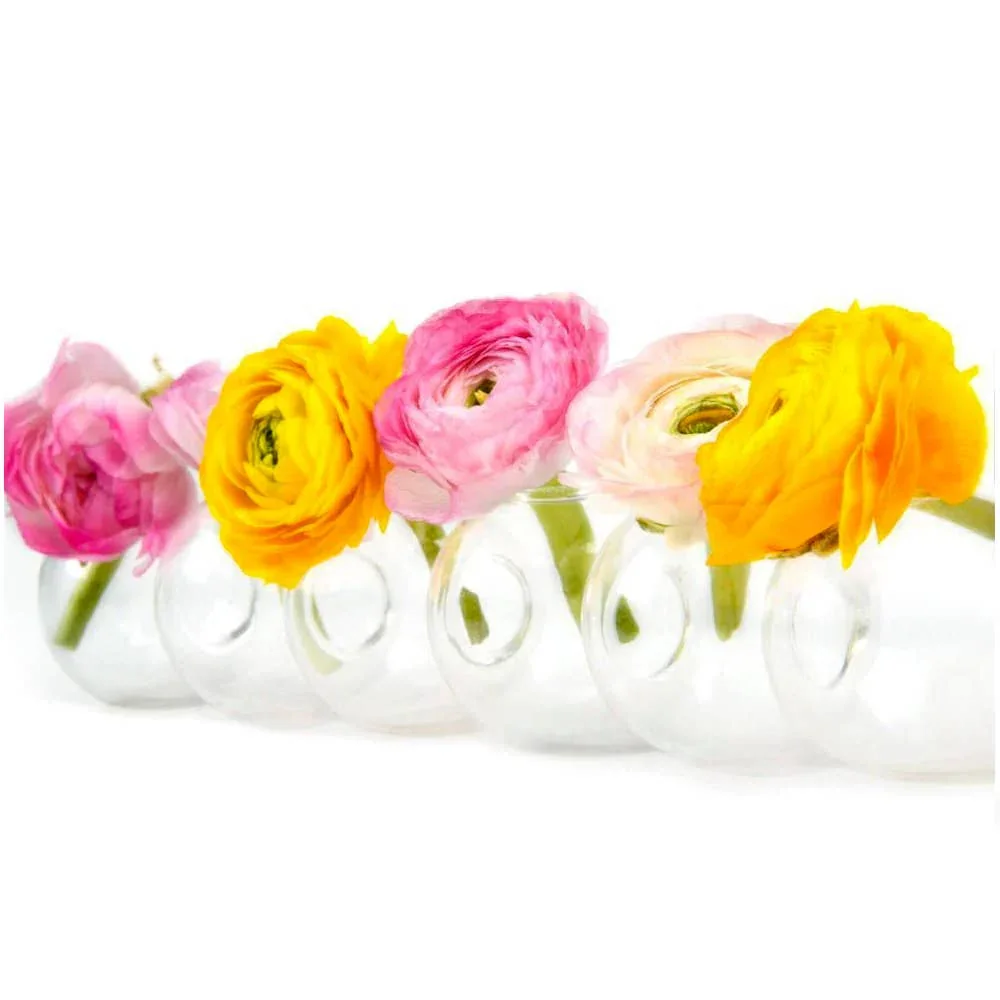 Chive - Caterpillar Hand Blown Modern Glass Flower Vase - Small - Image 4