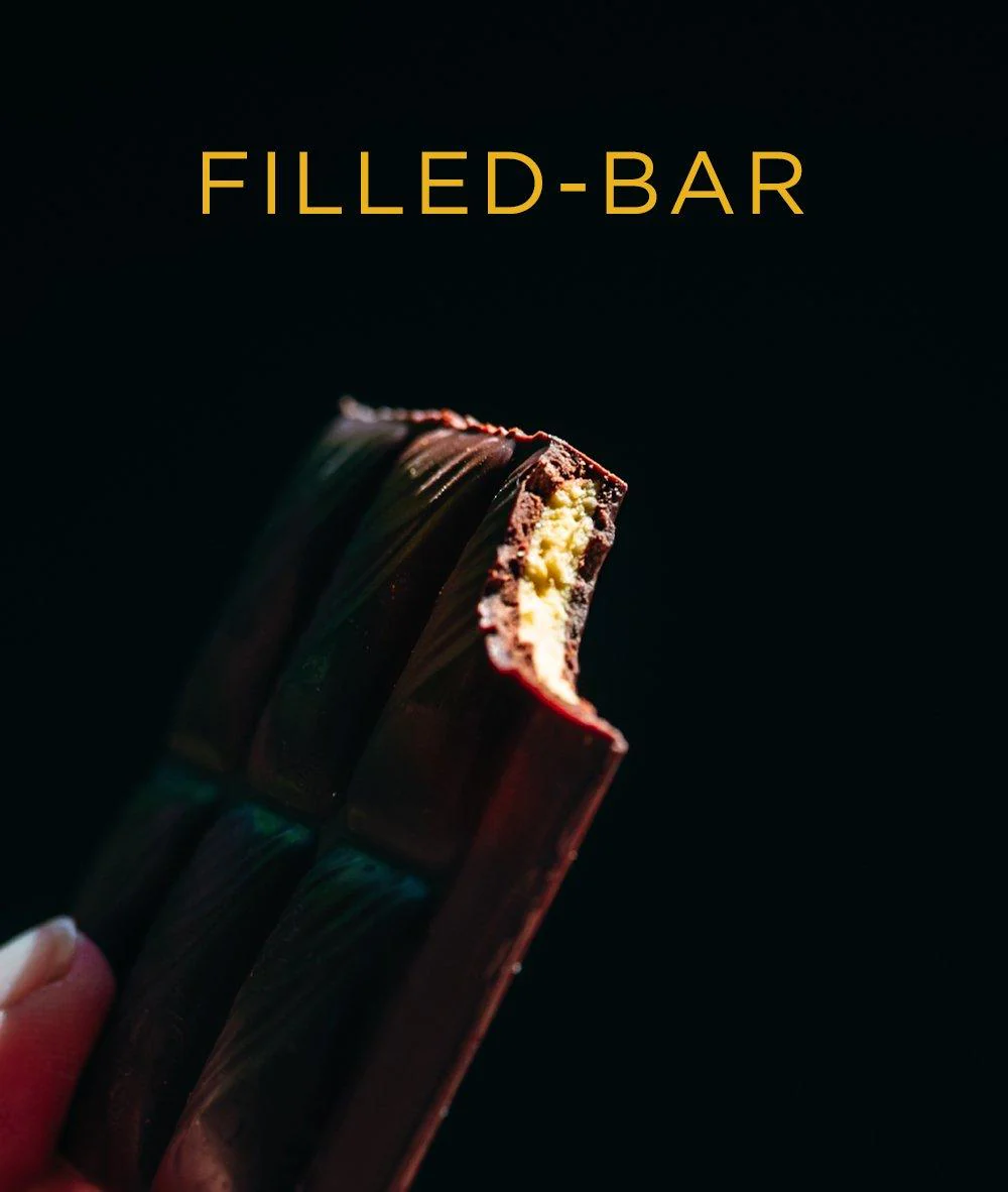 Chocolate And Love Dark chocolate With Passion Fruit Filling Bar (80g) - Image 4