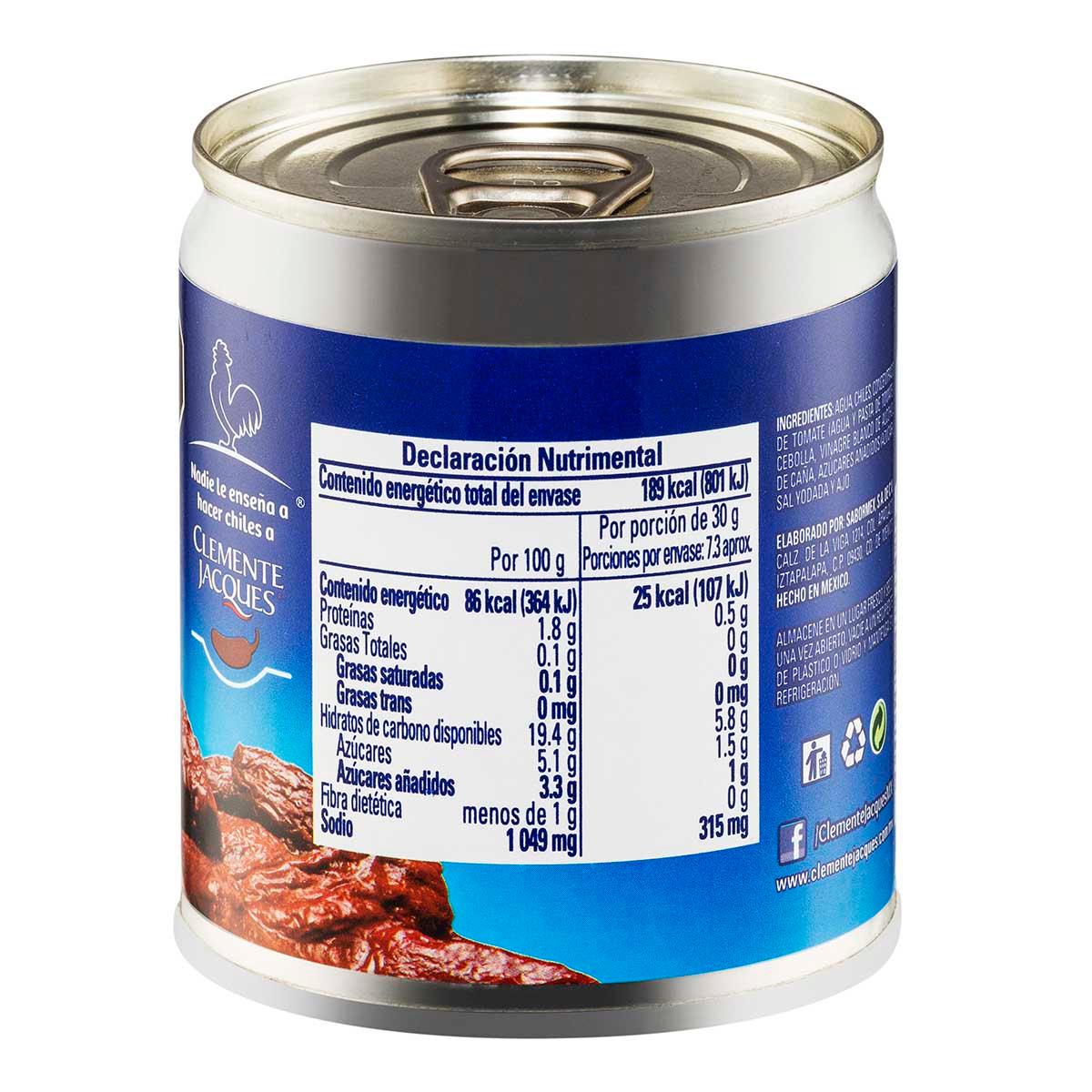 Clemente Jacques Chipotle in Adobo (210g) - Image 3