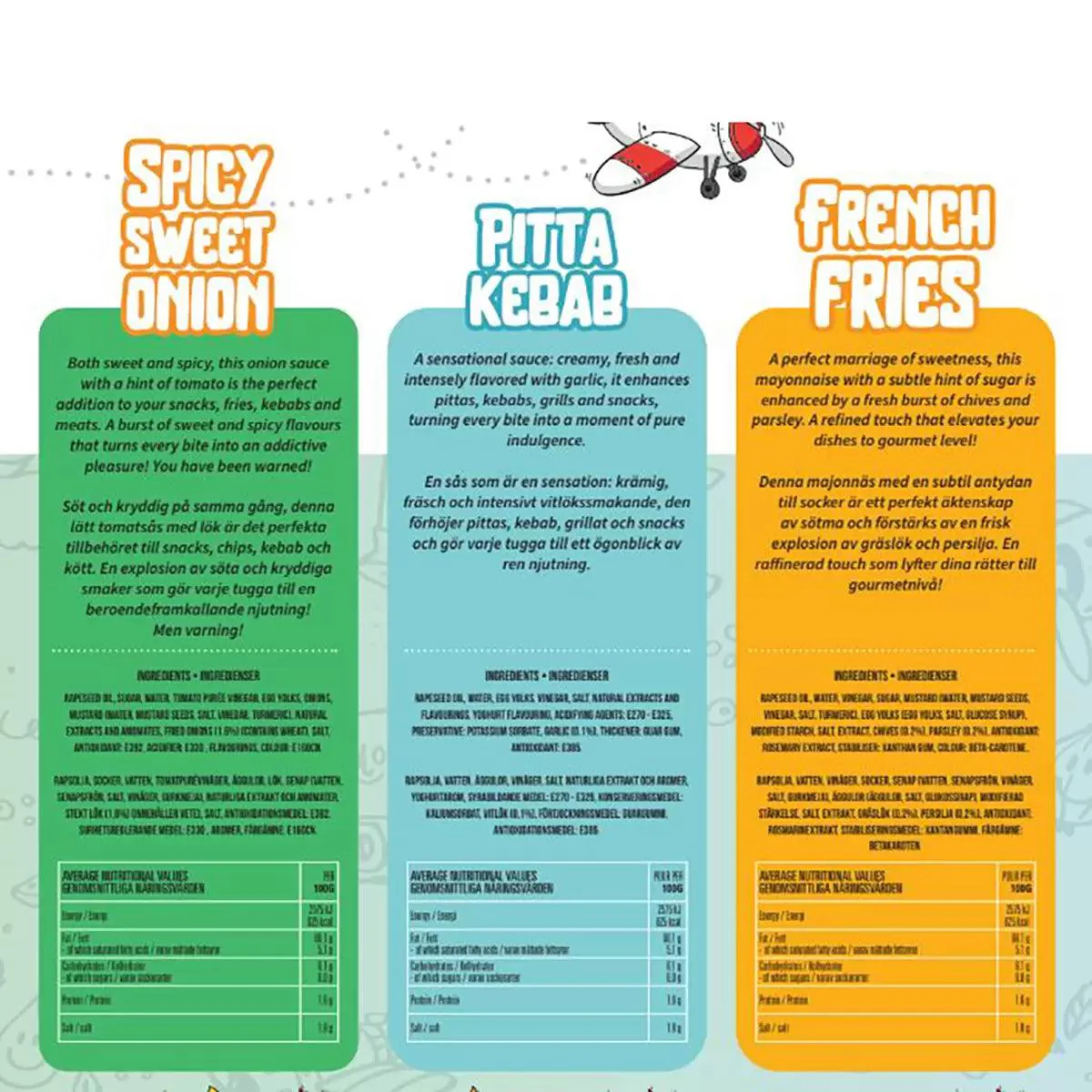 Colona Variety Sauce Pack (3x500ml) - Image 3