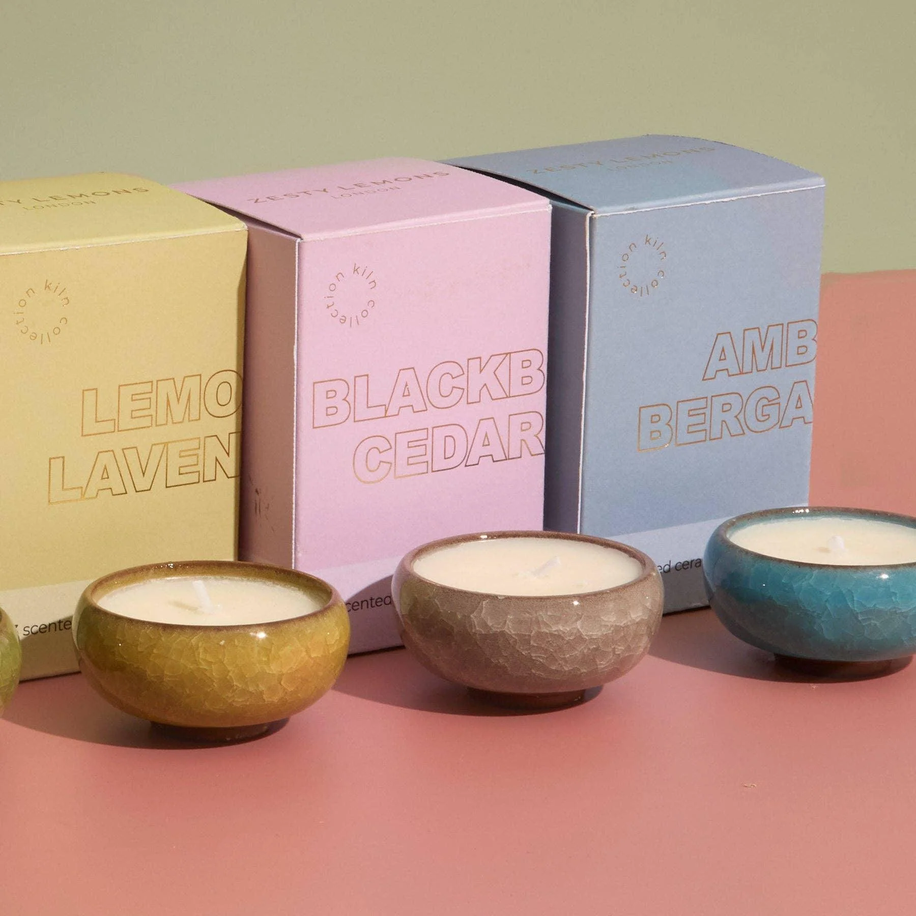 Zesty Lemons Contemporary Kiln Yellow Tea Lights - Lemon & Lavender - Image 6